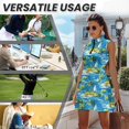 thumbnail image 6 of Pzuqiu Palm Tree Sleevesless Workout Dress Women with Shorts Size 2XL Breathable Trendy Pullover Workout Tops Quick Dry Athletic Outfits Activewear Zip Up for Outdoor Sports, 6 of 7