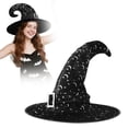 thumbnail image 2 of Halloween Witch Hats Decorations,Wizard Hat for Women and Men Novelty Cosplay Accessories for Halloween Costume Party,Wizard Hat Decor for Outdoor Indoor Porch Yard Party Supplies, 2 of 3