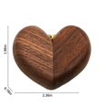 thumbnail image 3 of Vikakiooze Wooden Ring Box Heart Shaped Ring Box Ring Box-Wooden Ring Box Wooden Ring Stand Gift-Suitable For Weddings-Proposal-Engagement, 3 of 7