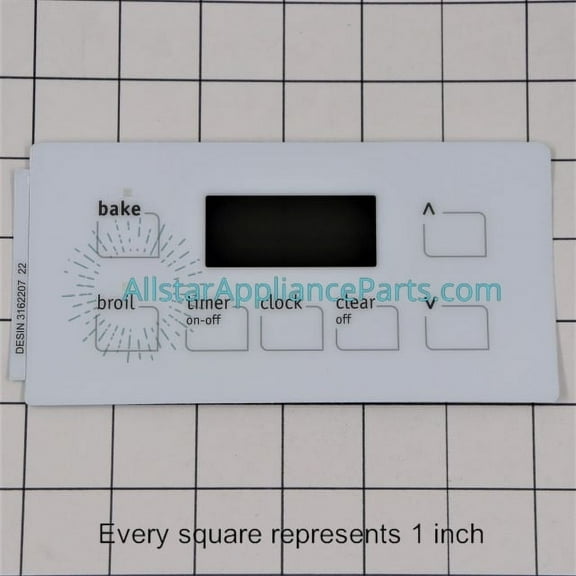 Frigidaire Range/Stove/Oven Overlay 316220728