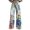 White, variant on yunLCZ Womens Dress Pants 2025 New Summer Flower Wide Leg Pants Lightweight And Loose Casual Colorful Pants Imitation Jeans Office Slacks