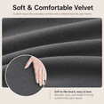 thumbnail image 6 of ChrumpTon Chair Covers for Dining Chairs Set of 4, Stretch Dining Chair Slipcovers, Removable Washable Chair Covers with Elastic Fit, Chair Protectors for Dining Room, Kitchen, Hotel, Dark Gray, 6 of 8