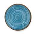 thumbnail image 4 of Elama Rippled Tides 12 Piece Lightweight Melamine Dinnerware Set in Blue, 4 of 8
