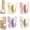 4 Pack, variant on 4 Pack Rotating Butterfly Adhesive Wall Hooks, No Drill 270° Swivel 3-Prong Hangers with Adjustable Wings, Heavy Duty Stick-on Hooks for Inner & Outer Corners, Bathroom, Entryway, Kitchen (2 Pack-B)