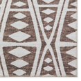 thumbnail image 3 of Yuma Indoor/Outdoor Brown Southwestern Diamond 5' x 7'6" Non-Skid Area Rug, 3 of 5