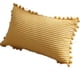 thumbnail image 1 of Paquete de 2 fundas de almohada decorativas lumbares con pompones, juego de fundas de cojín rectangulares sólidas de pana suave para sofá, dormitorio, coche, sala de estar Ormromra CZJJ-ZC16-6, 1 of 7