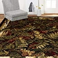 thumbnail image 2 of Home Dynamix Optimum Kawan Area Rug 52" x 72" Traditional Area Rug, Black/Burgundy/Ivory, 2 of 3