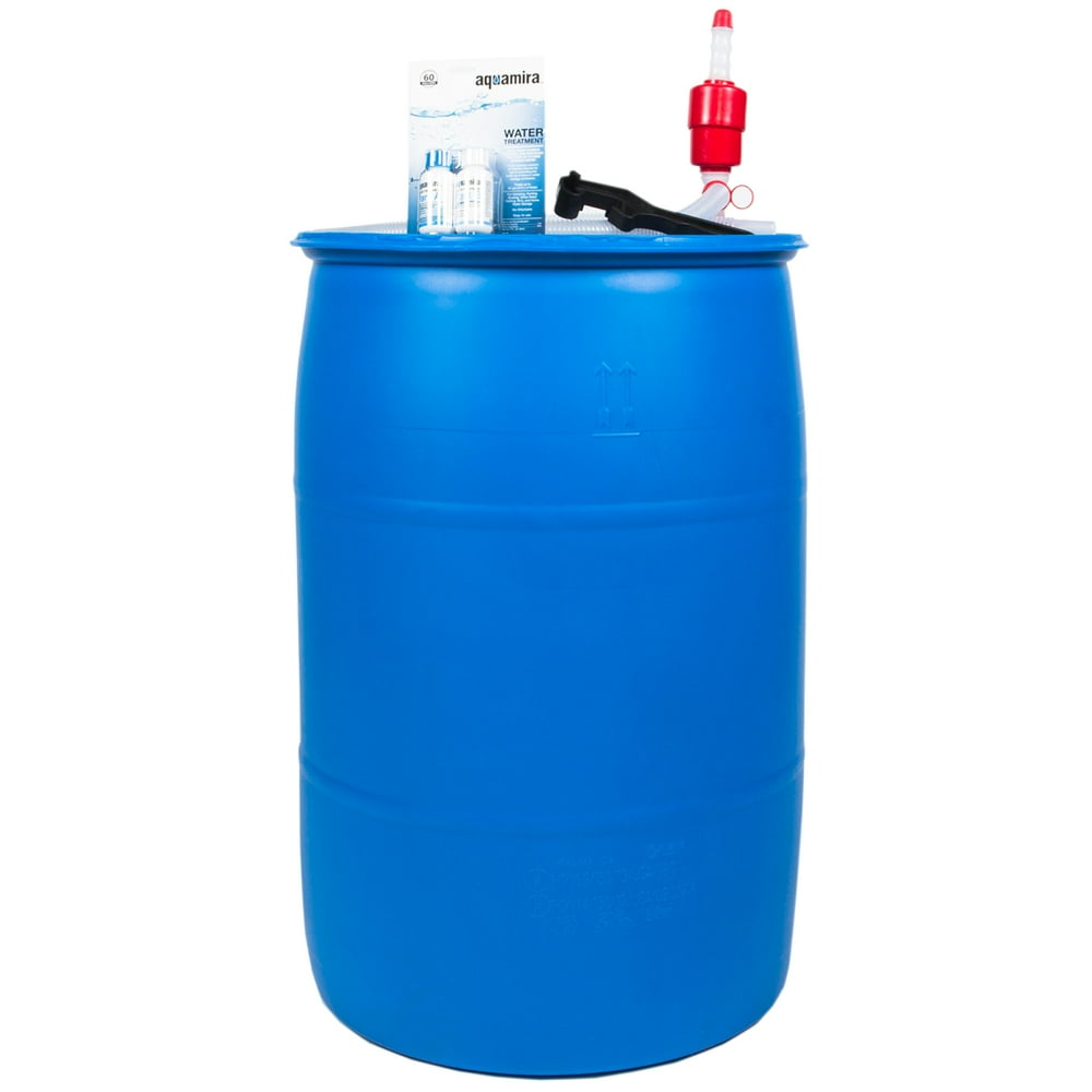 Augason Farms 55 Gal. Water Filtration and Storage Barrel Kit Walmart