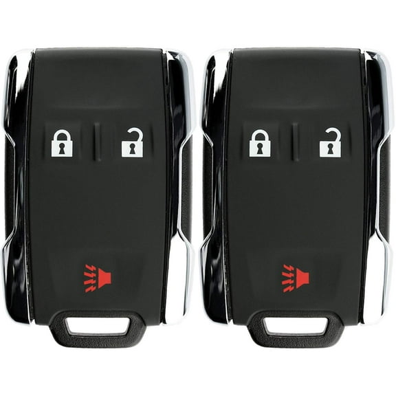 2 PACK KeylessOption Keyless Entry Remote Control Car Key Fob Replacement M3N-32337100 for Chevy GMC Cadillac Saturn