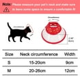 Cat Cone Collar Soft to Stop Licking, Cat Recovery E Collar for Small
