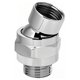 thumbnail image 1 of Conector De Ducha Rótula De Ducha Cabezal De Ducha Adaptador De Bola Giratoria Latón Extensión De Brazo De Ducha Ajustable Componente Universal Cromo Pulido, 1 of 5