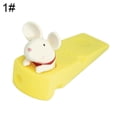 thumbnail image 1 of Flmtop Cute Dog Pig Mouse Cat Shape Door Stopper Holder Hard PVC Doorstop Wedge Gift, 1 of 11