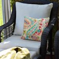 thumbnail image 6 of Outdoor Throw Pillow Covers Waterproof Tropic Accent Pillow Cases Fluffy Outdoor Cushion Covers for Garden and Patio Furniture Decoration, 16x16, 2 Pack, Pretty Paisley, 6 of 6