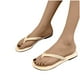 thumbnail image 4 of Amzcrzy Zapatos de mujer,Zapatos de mujer,Zapatillas de mujer, Sandalias planas informales con punta de clip y suela tejida para mujer Sandalias Mujer Zapatillas De Casa, 4 of 5
