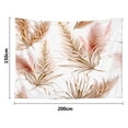 thumbnail image 6 of Tapestry Aesthetic Sketched Floral Print Tapestry Bedding Tapestry for Bedroom, 6 of 7