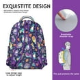 thumbnail image 5 of Snowy Owl Student Backpack Waterproof Composite Oxford Cloth, Scratch-Resistant, Cartoon Night Owl Pattern, Large Capacity Student’s School Bag with Comfortable Adjustable Straps, 5 of 5