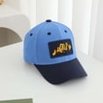 thumbnail image 5 of HNMKIU Washed Kids Baseball Cap With Excavator Design Soft Adjustable Toddler Hat For Boys And Girls Blue,2-8 Years, 5 of 5