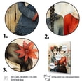 thumbnail image 3 of Designart "The Two Coral and Blue Mexican Art" Animals Floater Framed Wall Art Print, 3 of 7