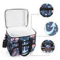 thumbnail image 6 of FORMRS Insulated Cooler Bag 24 Cans Capacity Soft Leakproof Lunch Box with Side Pockets, Light Blue Anchor, 6 of 7