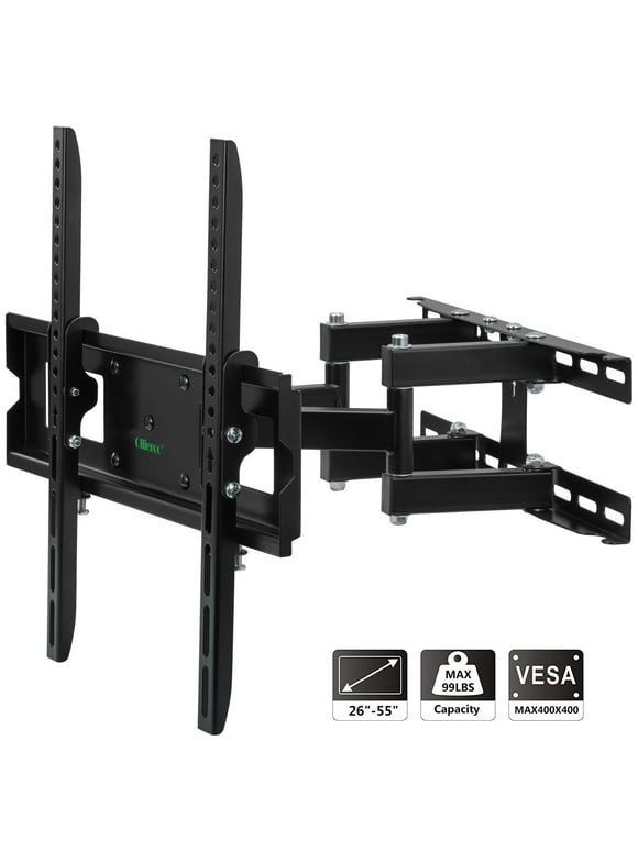 Allieroo Full Motion Articulating TV Wall Mount for Most 26-55 Inch TV up to VESA 400x400mm