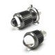thumbnail image 5 of 1 bombilla LED BA20d para faro de motocicleta, luz alta y baja, 3000K 6000K, accesorios para scooter ATV, lente condensadora, luz antiniebla (Modelo: blanco y amarillo), 5 of 5