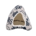 thumbnail image 2 of Casa de cama para animales pequeños, cama para hámster cálida de invierno, cama cueva para mascotas pequeñas, cueva para dormir para animales pequeños construida para el futuro, 2 of 8