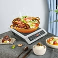 thumbnail image 4 of Induction Cooktop, 3500W Induction Cooker Commercial Grade Countertop, Portable Electric Burner 8 Power&Temperature Settings, Auto-Shut-Off 110V Induction Stove Top, 16.54*13.78*4.33in, Black, 4 of 15