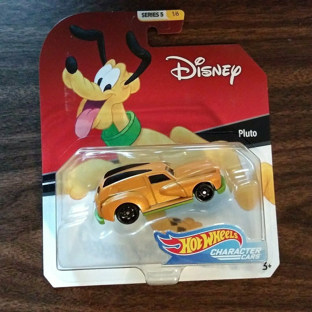 Hot Wheels Collector Disney Pluto Character Vehicle