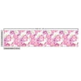 thumbnail image 2 of Ambesonne Nature Fabric by the Yard Upholstery, Mosaic Peony Flowers Art, 2 Yards, Pink Purple White, 2 of 4