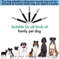 thumbnail image 6 of Dog Whistle 2 Pack Adjustable Silent Dog Whistle Dog Whistle To Stop Barking Neighbors Dog Recall Dog Training Whistles With Lanyard, 6 of 8