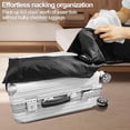 thumbnail image 2 of Almohada de viaje rellenable, almohada de cuello rellenable para viajes, almohada de cuello de viaje rellena con ropa, paño suave sin relleno, se adapta a lo esencial de 3 días, 2 of 3
