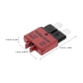 thumbnail image 2 of 10A 28V DC Disjoncteur à Fusible Standard Réinitialisation Manuelle (Rouge), 2 of 8