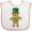 White and Pink, variant on Inktastic St Patricks Day Irish Teddy Bear Shamrock Boys or Girls Baby Bib