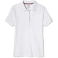 thumbnail image 2 of French Toast Girl's 2 Pack School Uniform Short Sleeve Polo Shirts, White, Large 10/12, 2 of 4