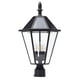 thumbnail image 1 of Lámpara de poste LED solar LUTEC 12513LE4-SL vintage para exteriores, 1 of 8