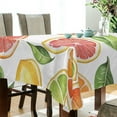 thumbnail image 5 of Yayeee Tablecloths 54" x 54" Rectangle Wrinkle Resistant Party Table Cover, Candy Orange, 5 of 8