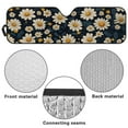 thumbnail image 6 of Uorisanigo Windshield Sun Shade Compatible with Jeep Wrangler TJ JK JKU Sport Sahara Rubicon 2 Door & 4 Door Cute Daisy Print Sunshade Cover Reflective Sun Visor Block UV Keep Cool,Car Accessories, 6 of 7