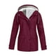 thumbnail image 1 of Chaqueta cálida de invierno Chaqueta con capucha Chaqueta de mujer Chaqueta de lluvia suave a prueba cálido de Rojo XXXXL Sunnimix Rompevientos, 1 of 4