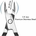 thumbnail image 2 of PinesC Coupe-Cuticule - Outils de Manucure en Acier Inoxydable pour Cuticules, Noir, 2 of 4