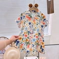thumbnail image 2 of MEZZALL Girls' Light Weight Floral Printed Blouse Cardigan And Dress With Full Prints Of Flowers 7-8 Years Cute Baby Wear, 2 of 9