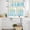 Green Blue, variant on Black Teal Purple Southwestern Kitchen Curtains Sets for Windows 36 Inch Length, Modern Geometric Abstract Art Rod Pocket Window Treatments Tier Curtains and Valances Set for Bedroom/Bathroom
