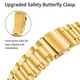thumbnail image 2 of For Verizon GizmoWatch 2 Stainless Steel Strap Crown Shape Rhinestone Decor Watch Band - Black, 2 of 4
