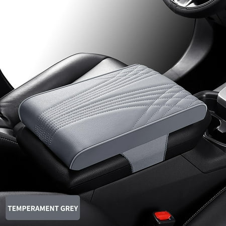 VALSEEL Car Armrest Box Cushion Storage Pocket Thickened Universal Armrest Box