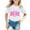 A-White58, variant on XAOWF Child Toddlers Girls T Shirt Round Neck Funny Big Sister Letter Printed Casual Short Sleeve Tshirts Daily Wear Relaxed Fit Versatile Tops 1-2 Years
