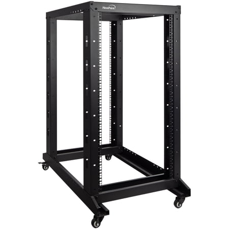 NavePoint 22U 4 Post Server Rack – Open Frame Rack for 19 Inch Equipment  Adjustable Depth 4-Post Network Rack with Casters Wheels  22U Server Rack 881lbs Capacity  Black price history on PriceWatchPro