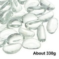 thumbnail image 3 of Unique Bargains 40pcs Fire Glass Beads for Fire Pit 3/4' Luster Crystal Marbles Glass Drops for Fish Tank Clear, 3 of 5