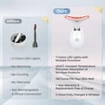 thumbnail image 4 of Red Light Therapy for Face  7 Color LED Face Skin Rejuvenation for Face & Neck Beauty Device  Deplux Neck Tightening Device(White)., 4 of 6