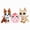 #89 #557 #1647, variant on 2 PCS Mini Pets Figures Toys Dachshund #556 No#,Minilpsshop Collectible Cartoon Animal Figurines