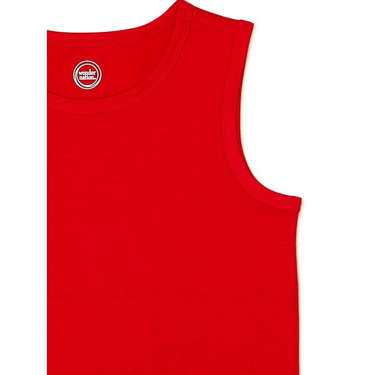 Supreme Kid Trunks Jumping Red Trendy Fashion Tank Top