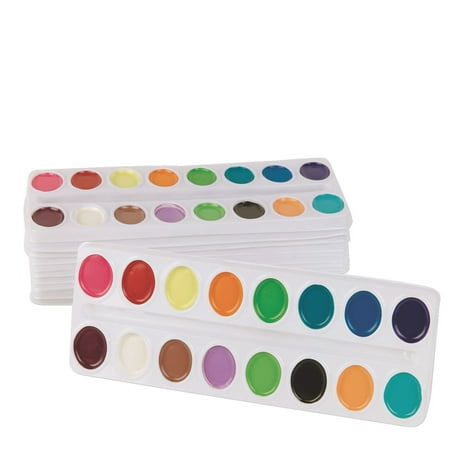 UPC: 0840614116847 | Color Splash!® Watercolor Refill Trays  16 Colors (Pack of 12)